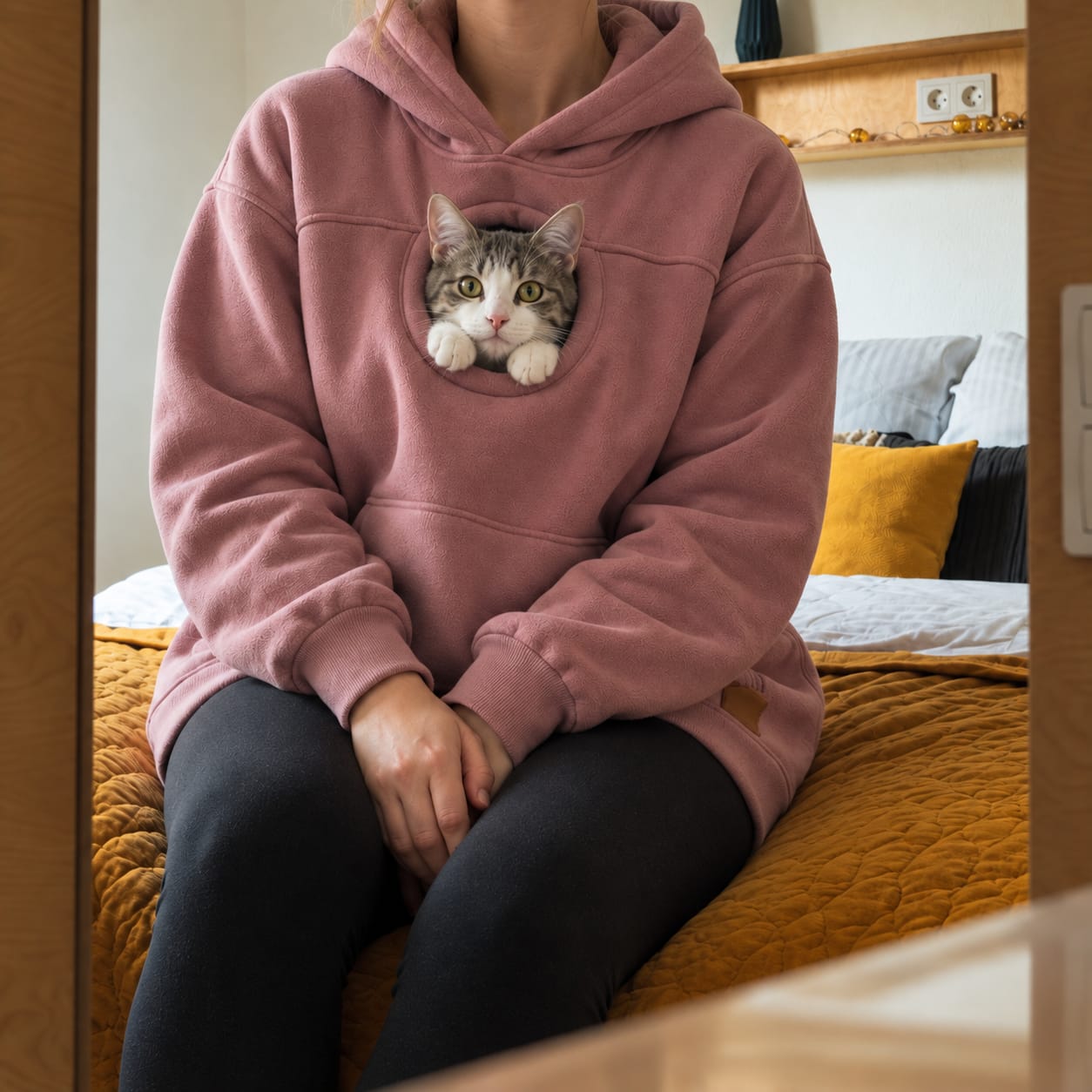 Customer photo review of PawHug™ Cozy Pet Hoodie