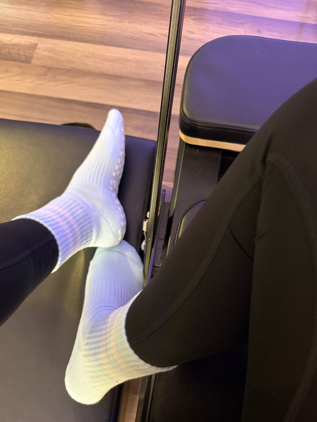 Customer photo review of Grip Stripes - Baby Blue