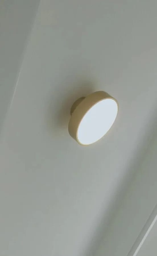 Customer photo review of Copper Ceiling Light for Hallway, Flush Fitting, 30 cm Wide
