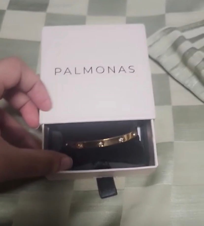 Customer photo review of Golden Line of Light Kada