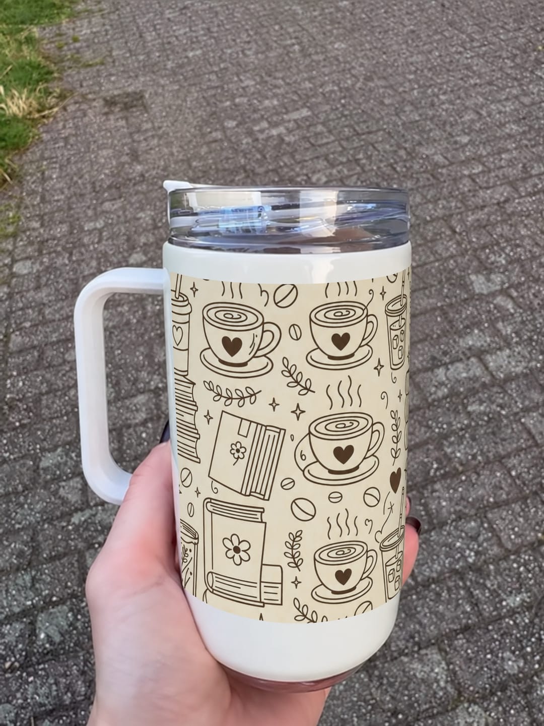 Customer photo review of Do Not Disturb Insulated Mug