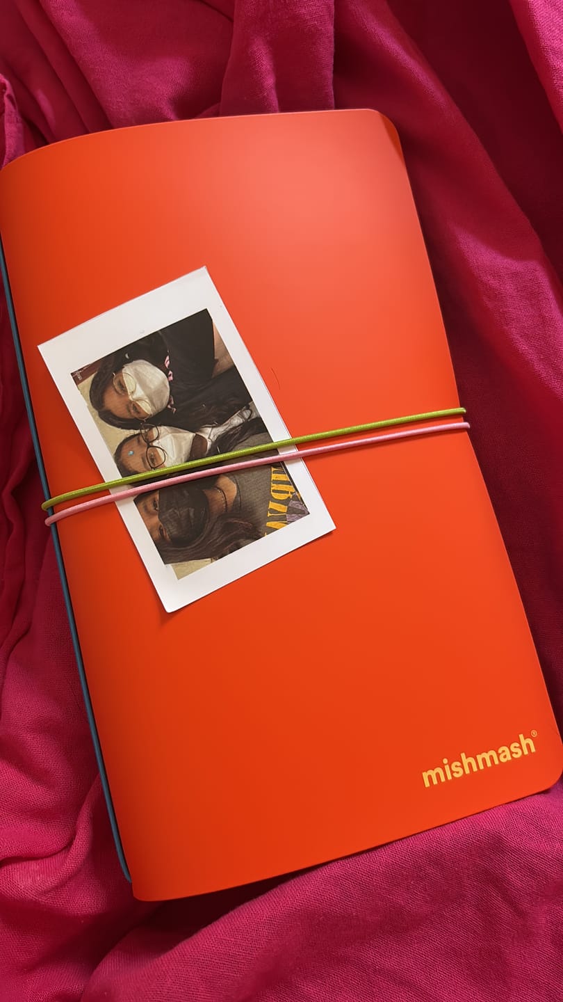 Customer photo review of mishmash Log Cover - Orange