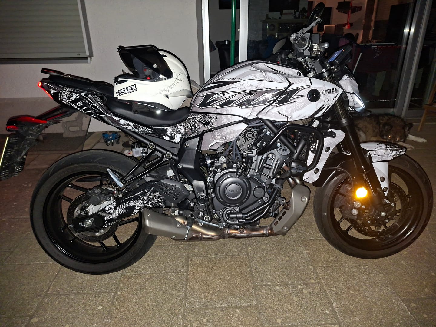 Customer photo review of NEW! FADED DRAGON - GRAPHICS KIT