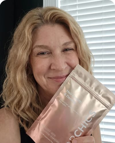 Customer photo review of ForChics Hair Growth Density