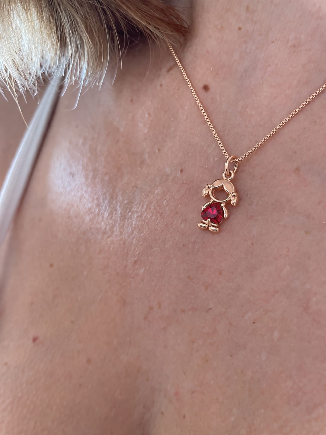 Customer photo review of LoveTwos Necklace
