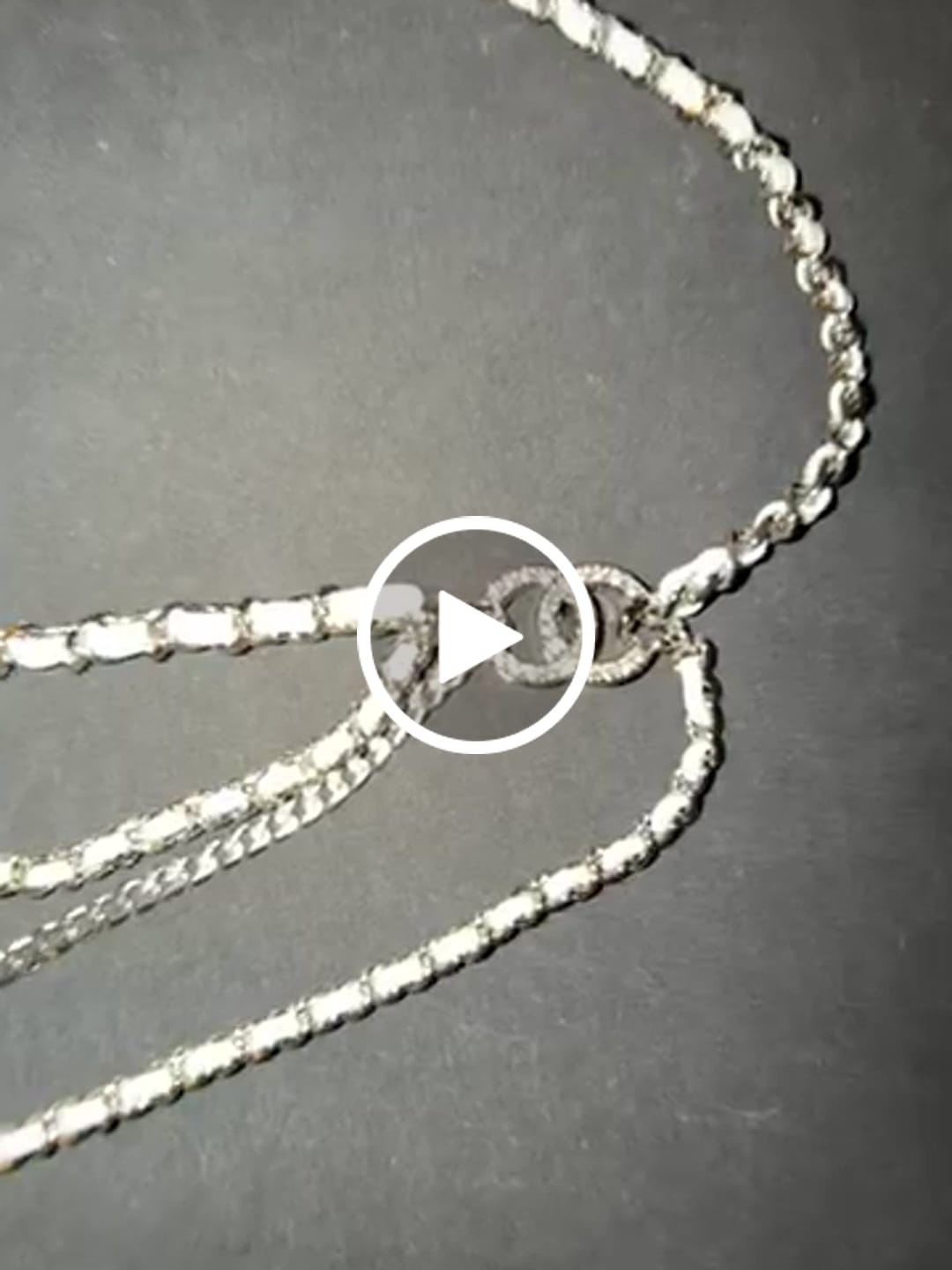 Customer video review of Chanel 2026 Multi-Strand Chain Belt 215765