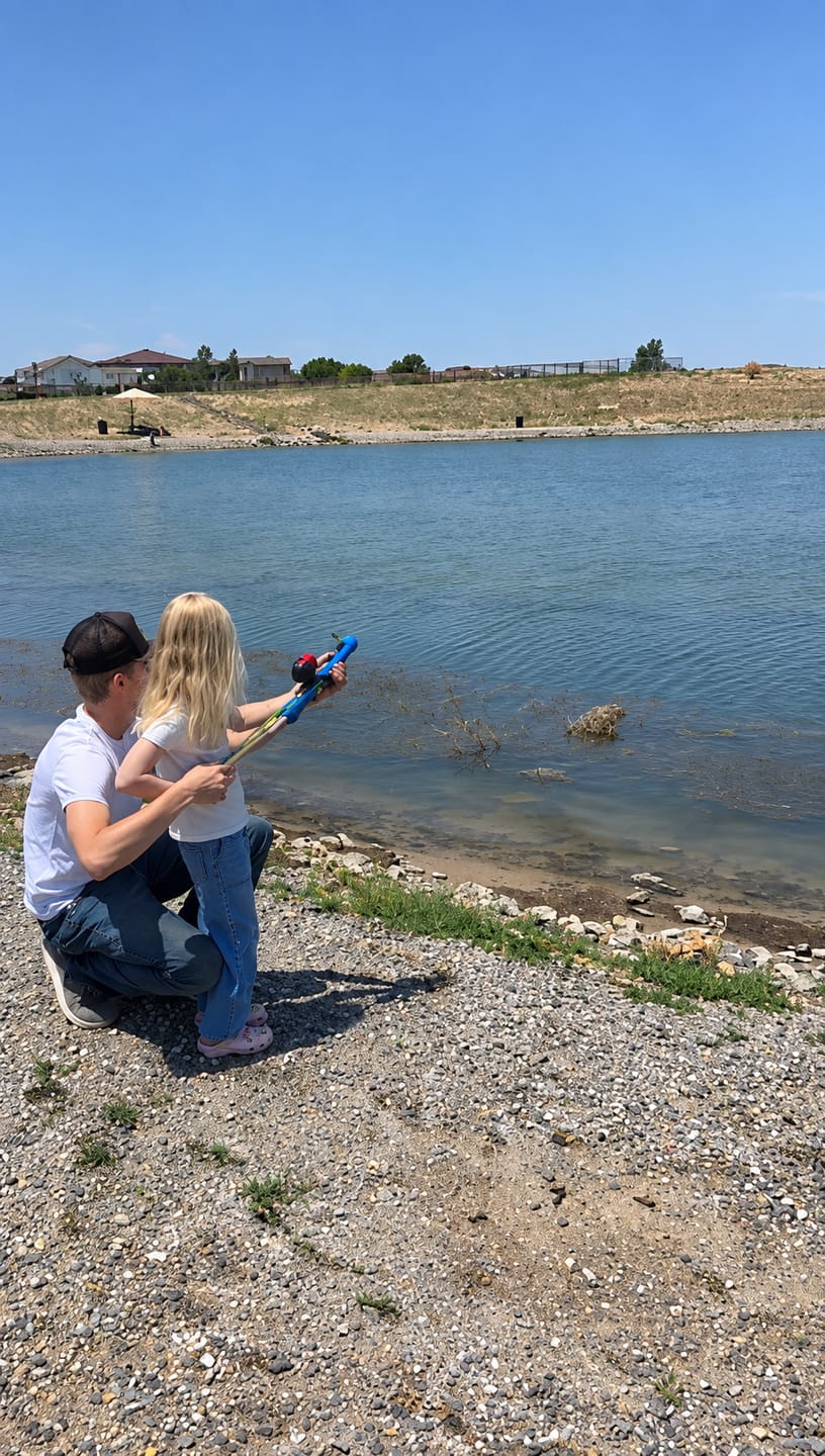 Customer photo review of Catapult fishing rod + reel kit