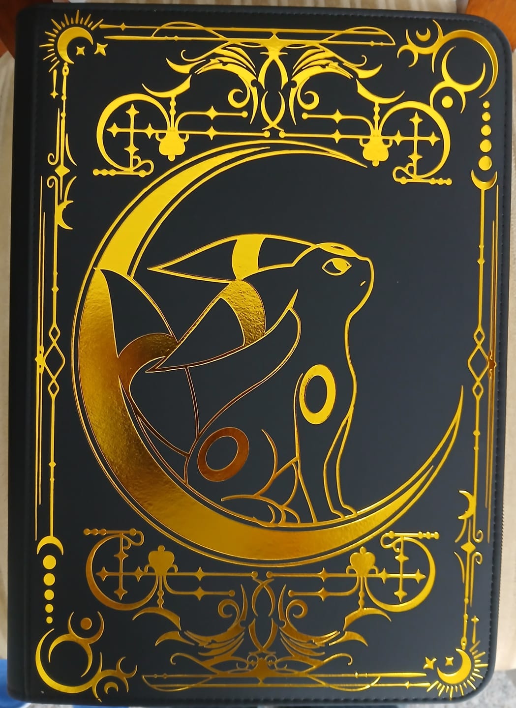 Customer photo review of Lunar Shadow 9-Pocket Trading Card Binder