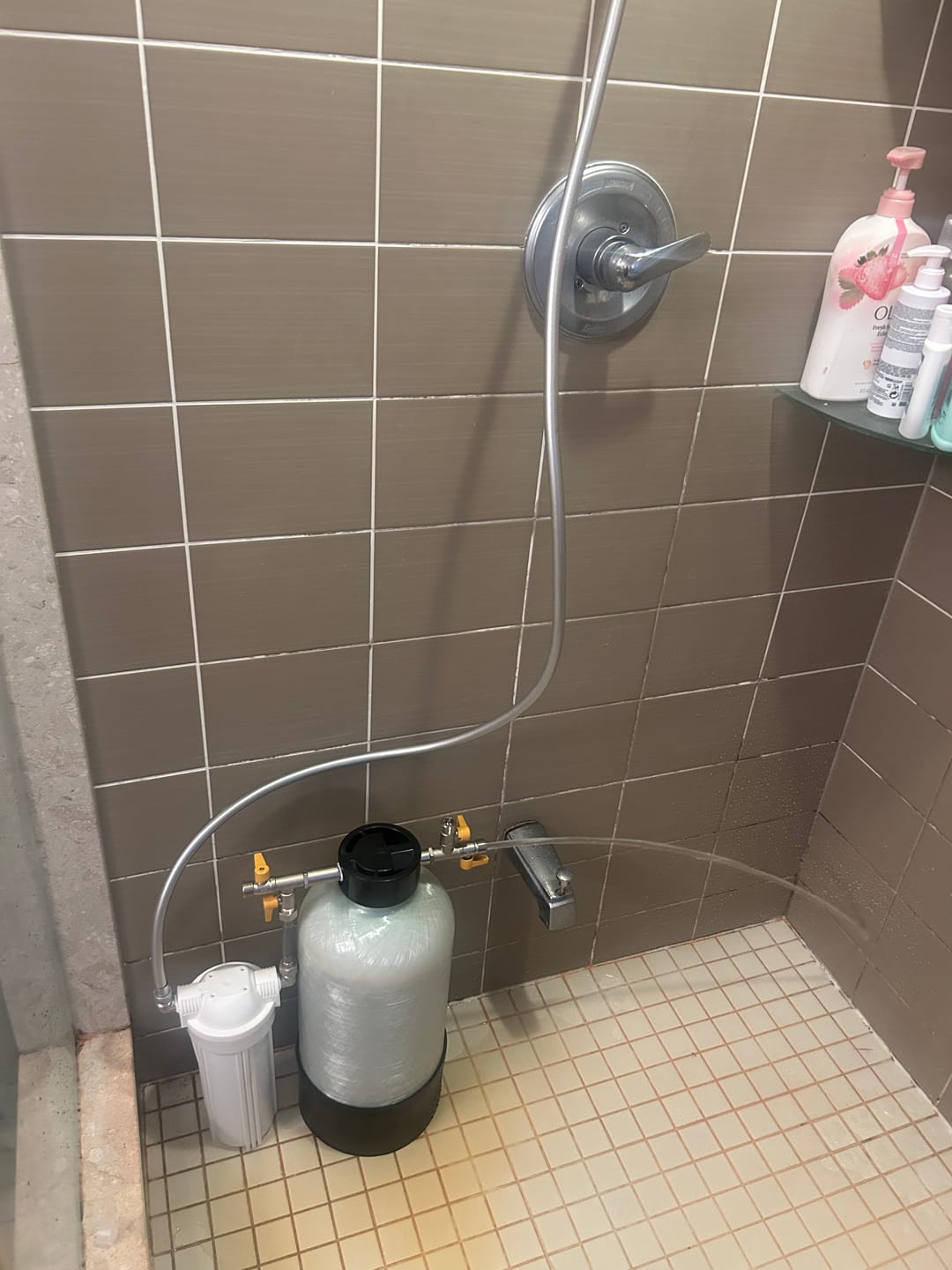 Customer photo review of Multi-Function Pressurized Handheld Shower Set