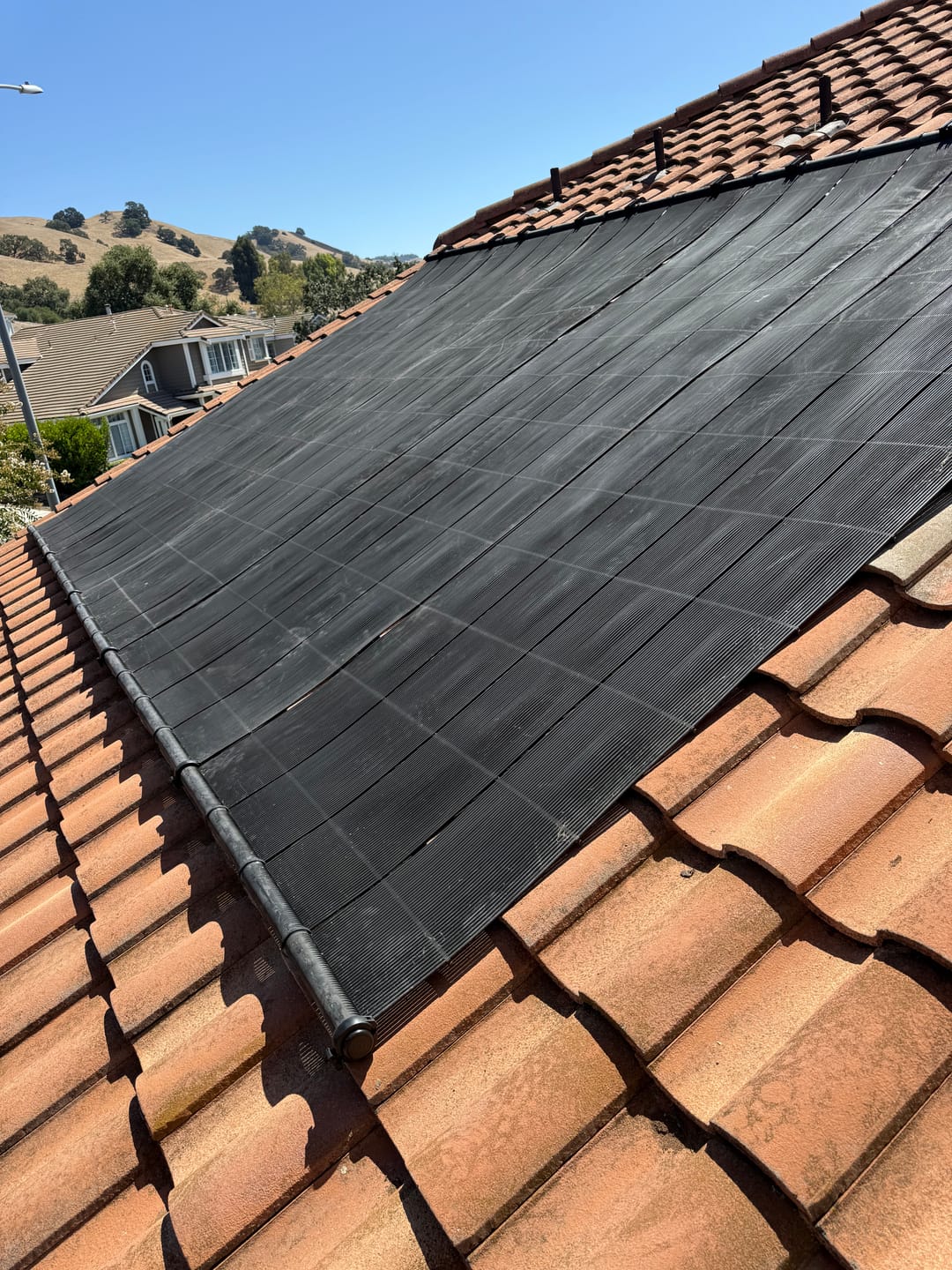 Customer photo review of SwimJoy CPVC Pipe Connector - Attaches Solar Pool Panel To PVC Plumbing Pipe