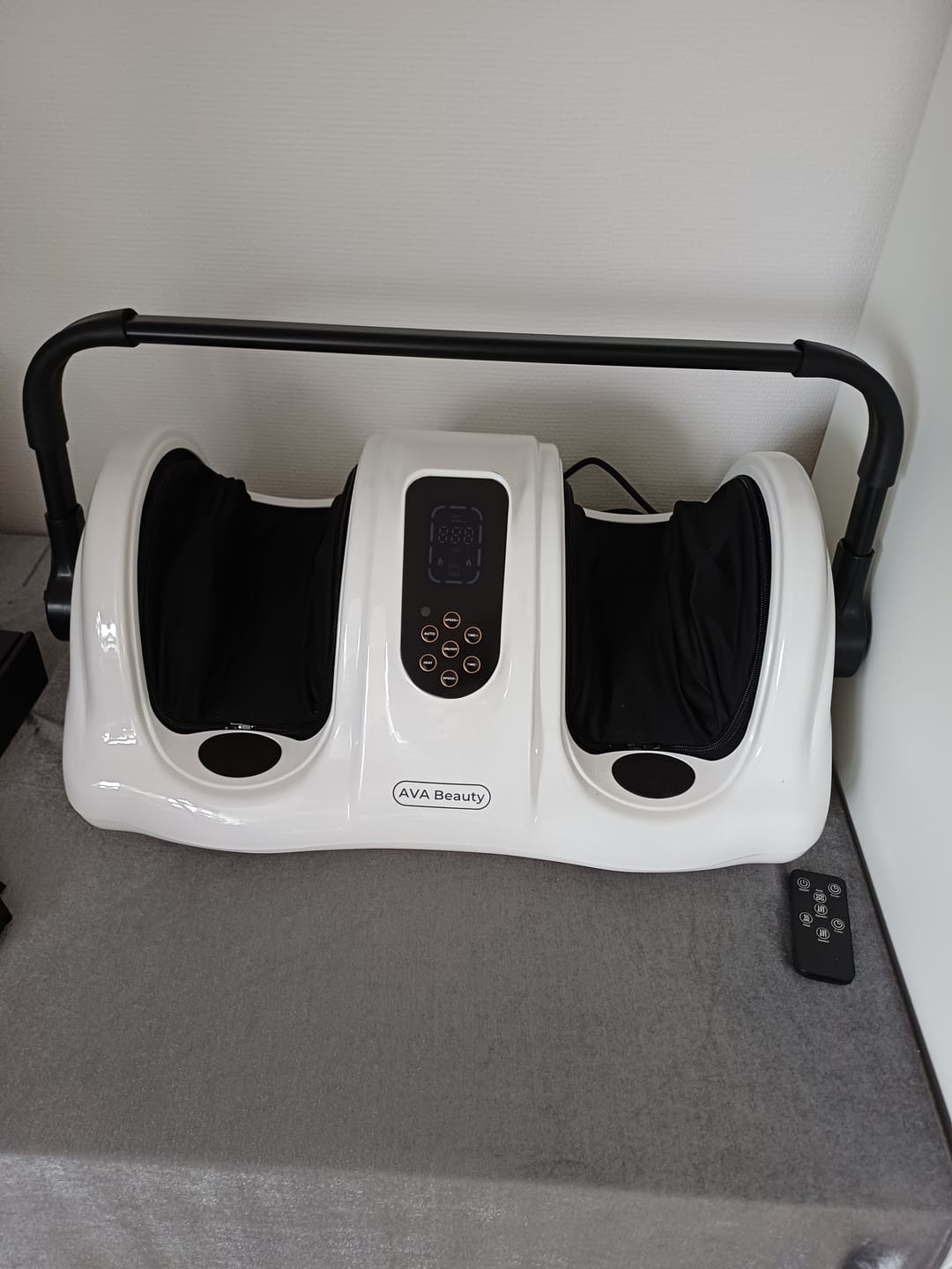 Customer photo review of Fod- og lægmassageapparat med fjernbetjening