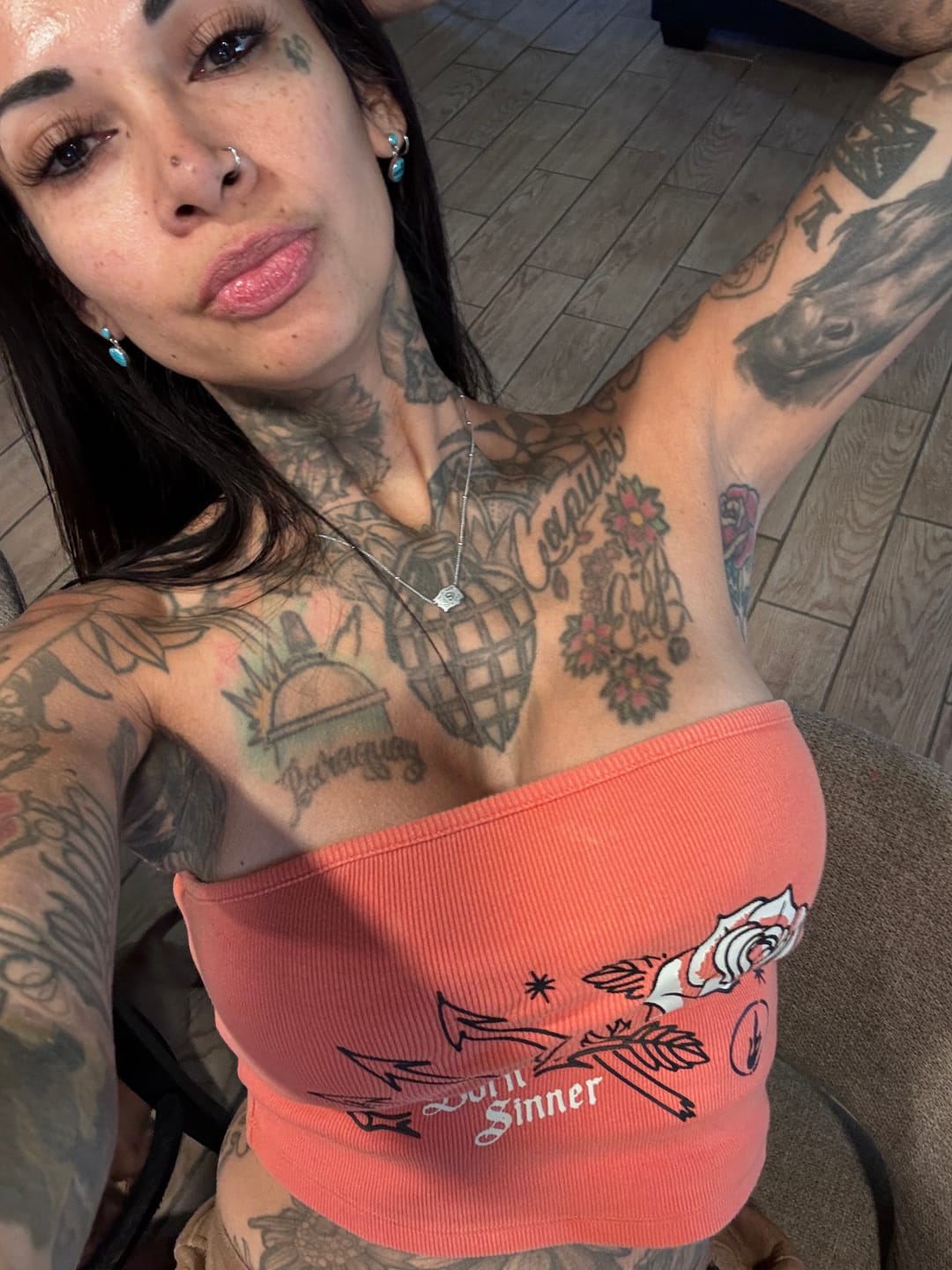 Customer photo review of Hellish Tube Top