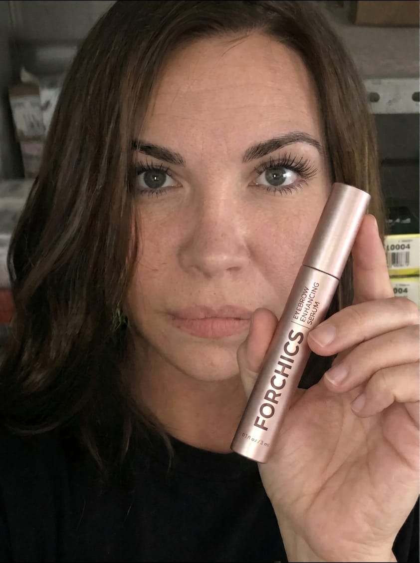 Customer photo review of Eyebrow Growth Serum