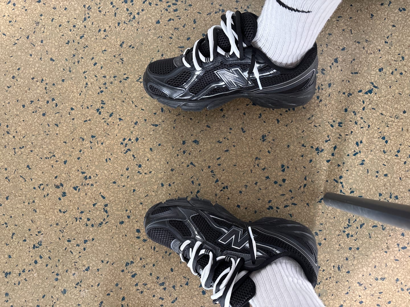 Customer photo review of New Balance 740 Black Silver - Double Laces