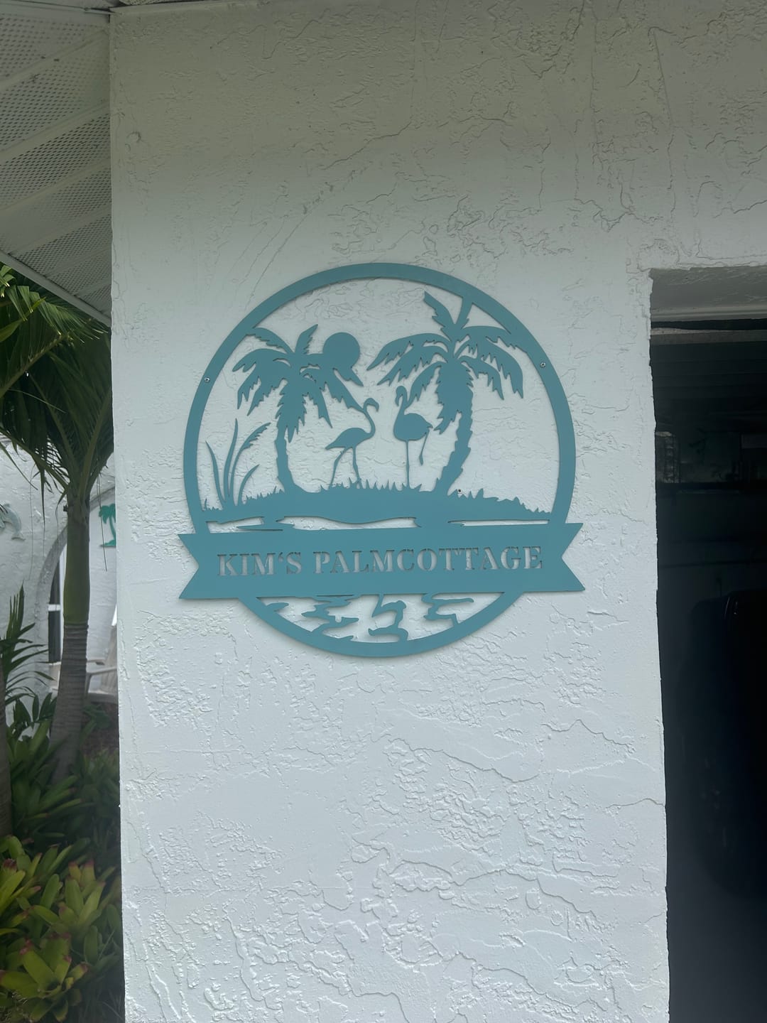 Customer photo review of Beach Flamingo Sign