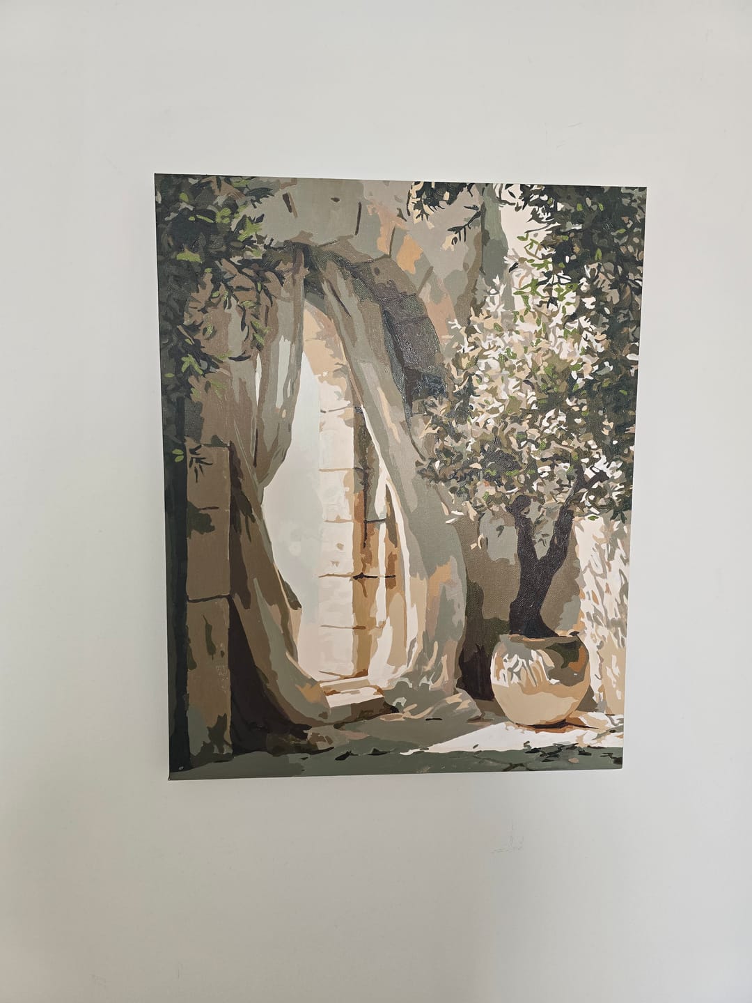 Customer photo review of The Stone Archway | Paint by Number