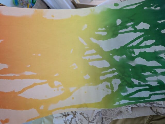 Customer photo review of Magic Drew Colorful Reusable Water Writing Cloth [FREE Water Cup + Brush]