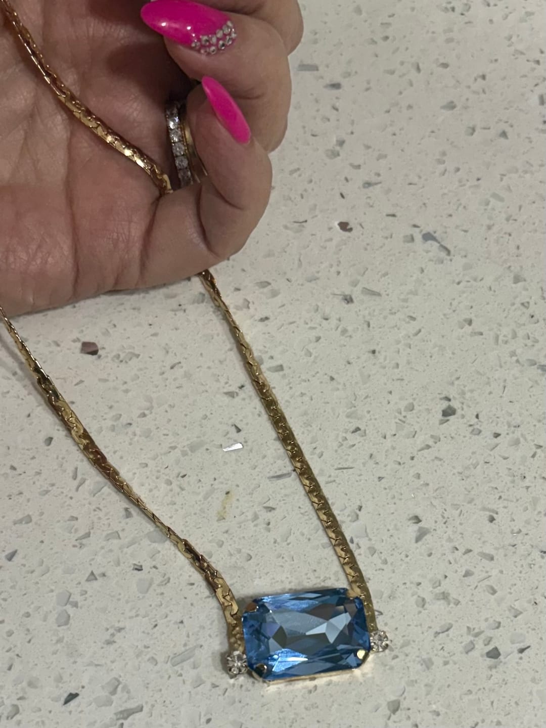 Customer photo review of Gaia Necklace