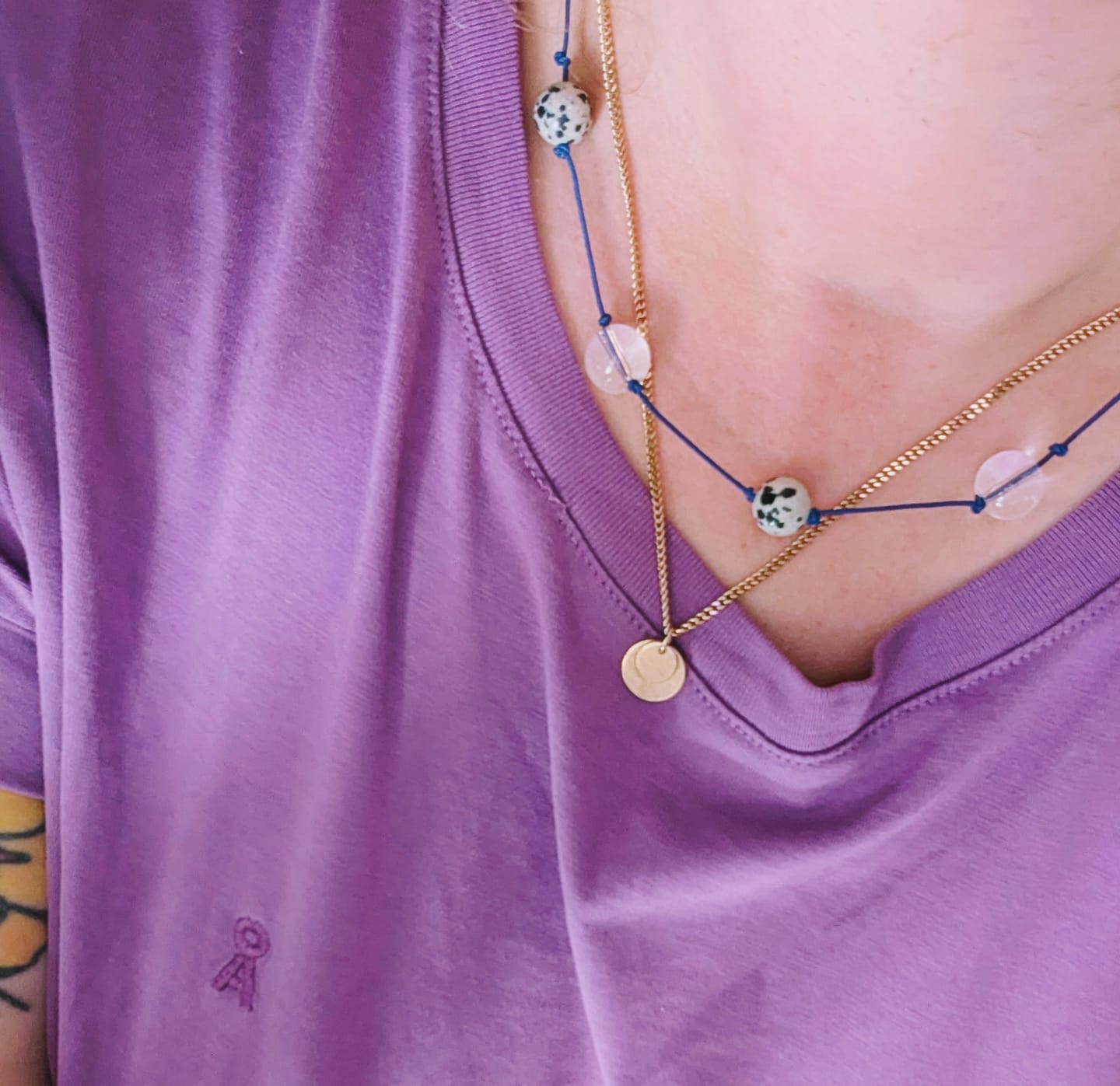 Customer photo review of ELASTIC GEM CHAIN