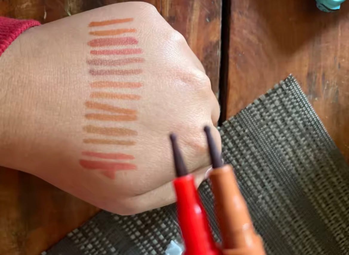 Customer photo review of Mirevia Lip Liner Stain – Läppenna & läppfärg i ett