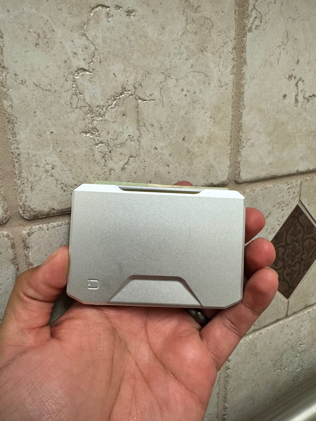Customer photo review of SK1 Slide Kick Wallet with Titanium Money Clip