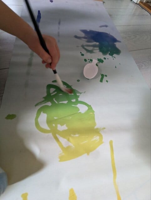 Customer photo review of Magic Drew Colorful Reusable Water Writing Cloth [FREE Water Cup + Brush]