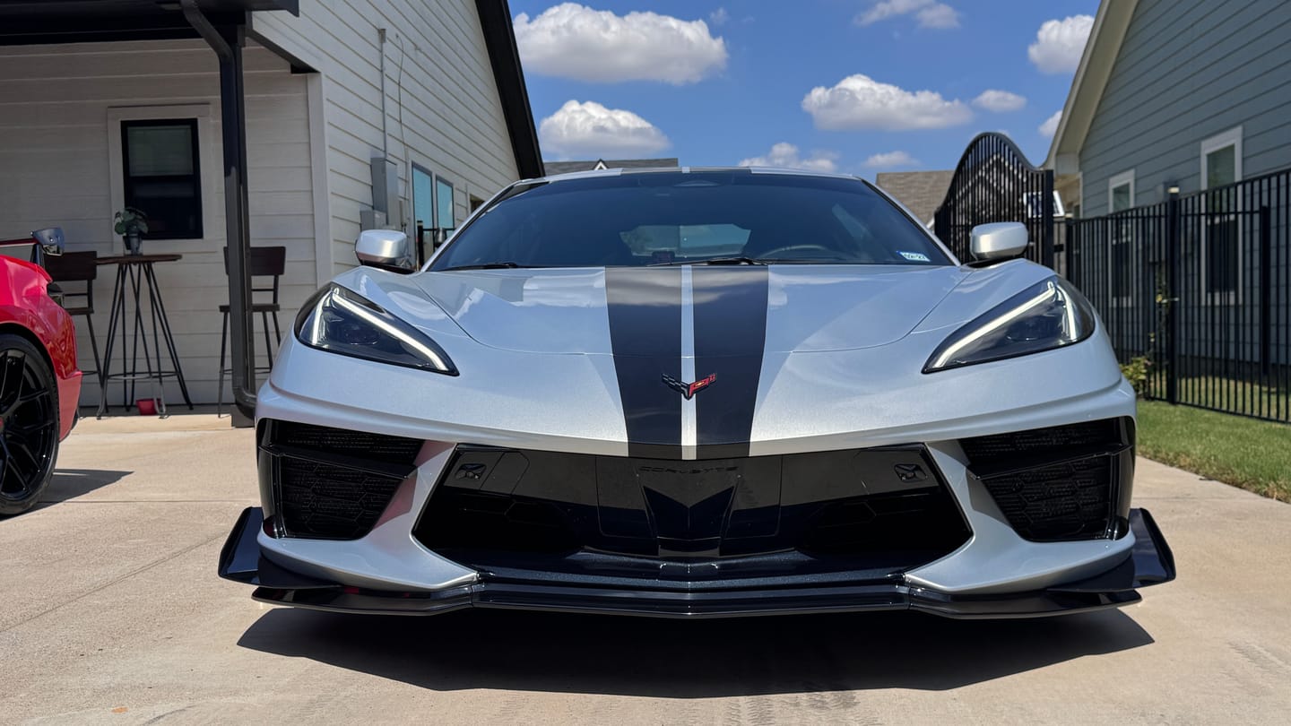 Customer photo review of Corvette C8 Stingray Front Splitter [Z06 / Z07 Conversion Package]