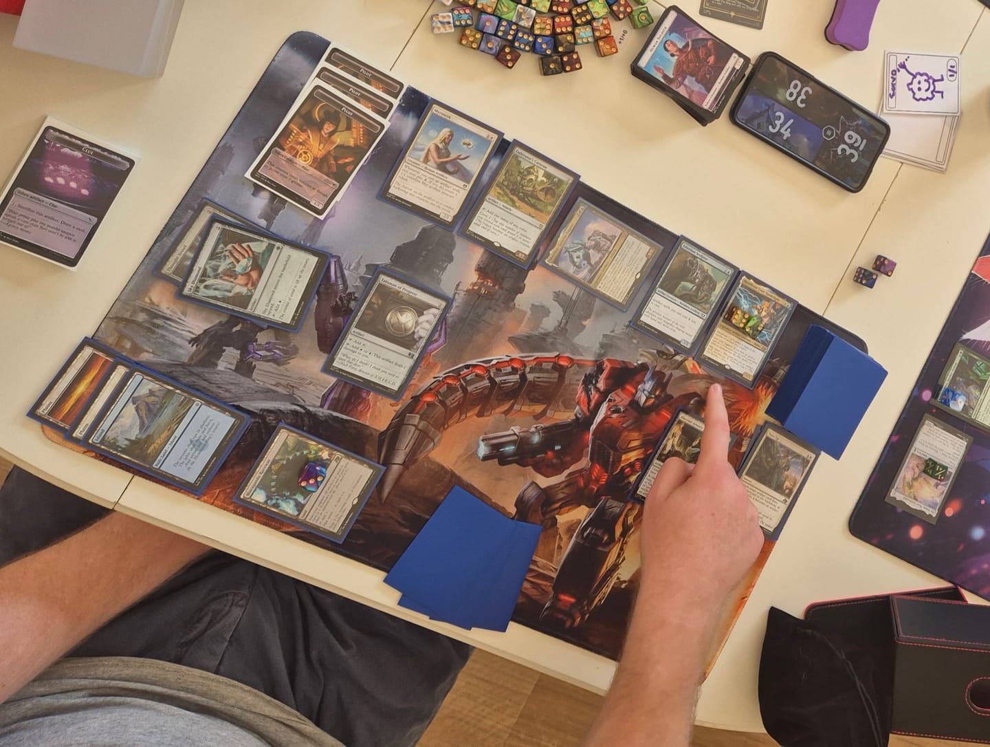 Customer photo review of Custom TCG Playmat - Single Player (600mm x 350mm)