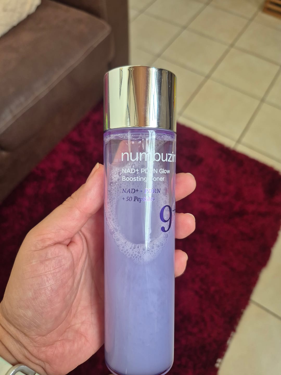 Customer photo review of No.9 NAD+ PDRN Glow Boosting Toner