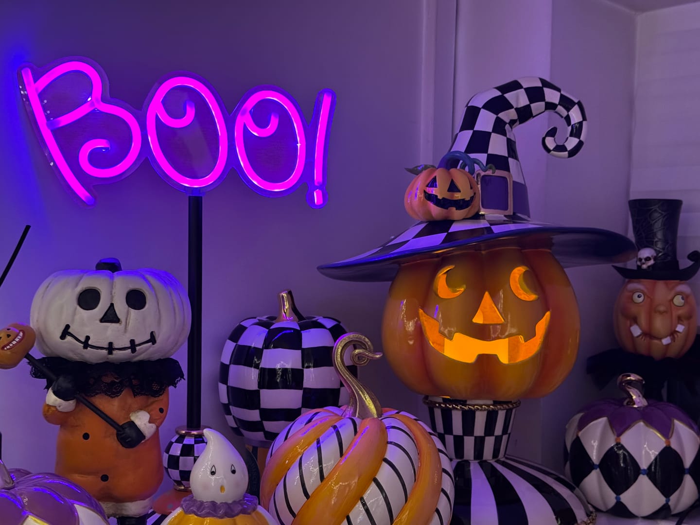 Customer photo review of Mackenzie-Childs Halloween Decoration - Fortune Teller Happy Jack