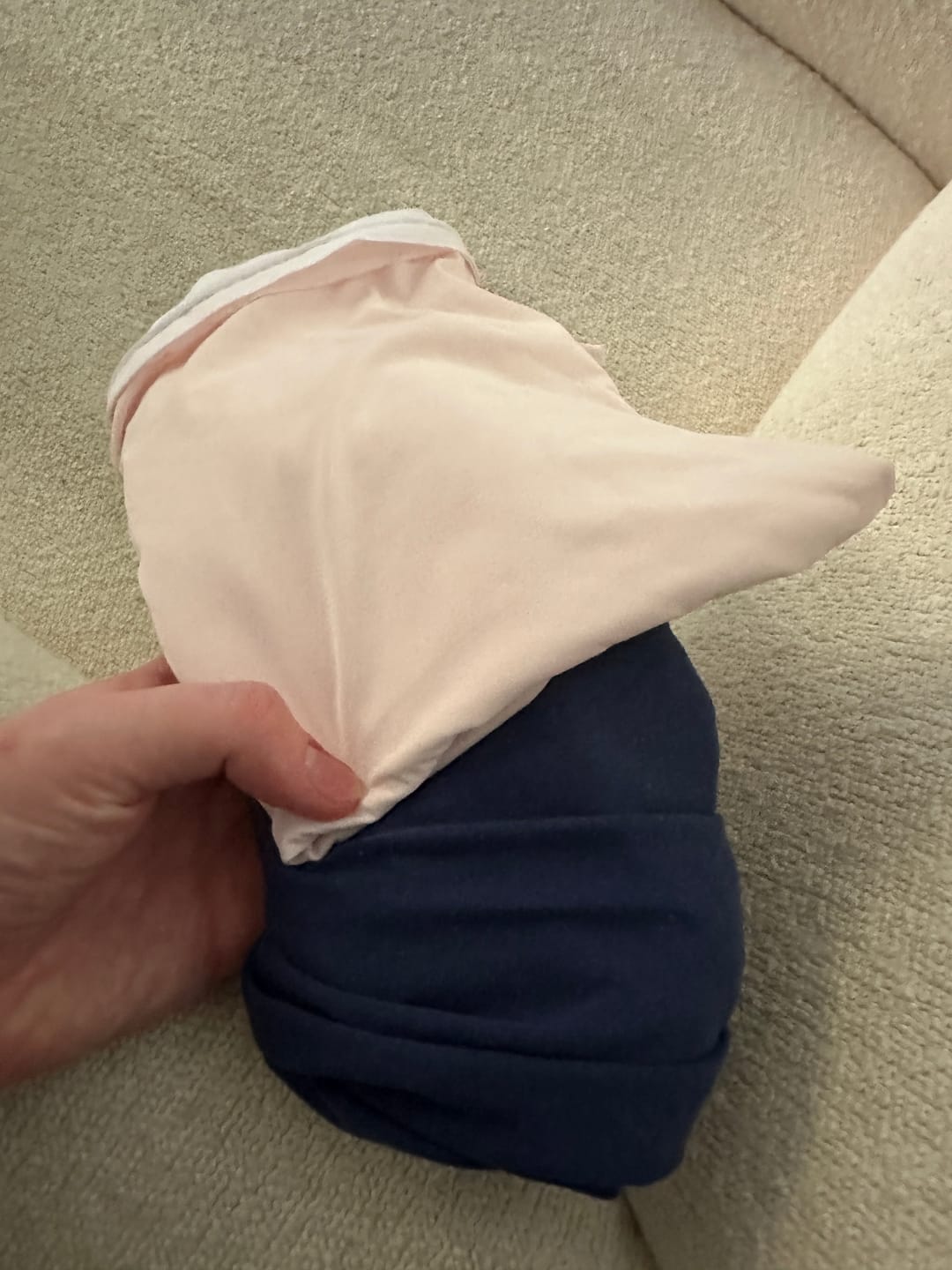 Customer photo review of Snuggi Body Align Pillow