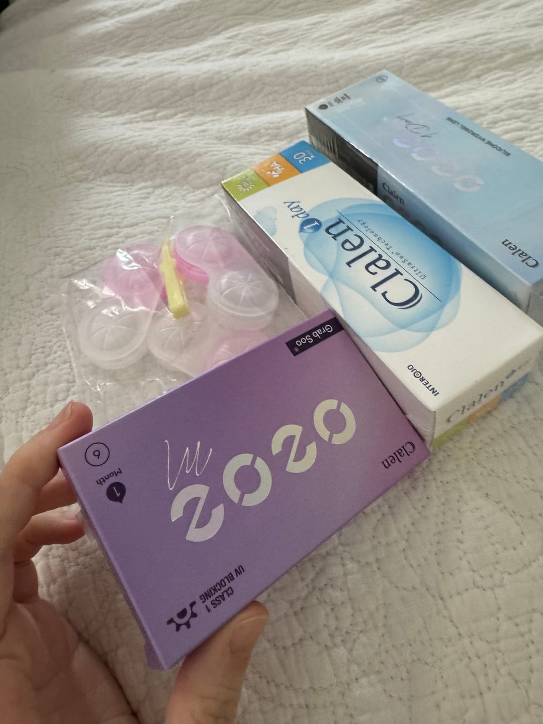 Customer photo review of Clalen O2O2 1Day Breathable Contact Lenses (40pcs)