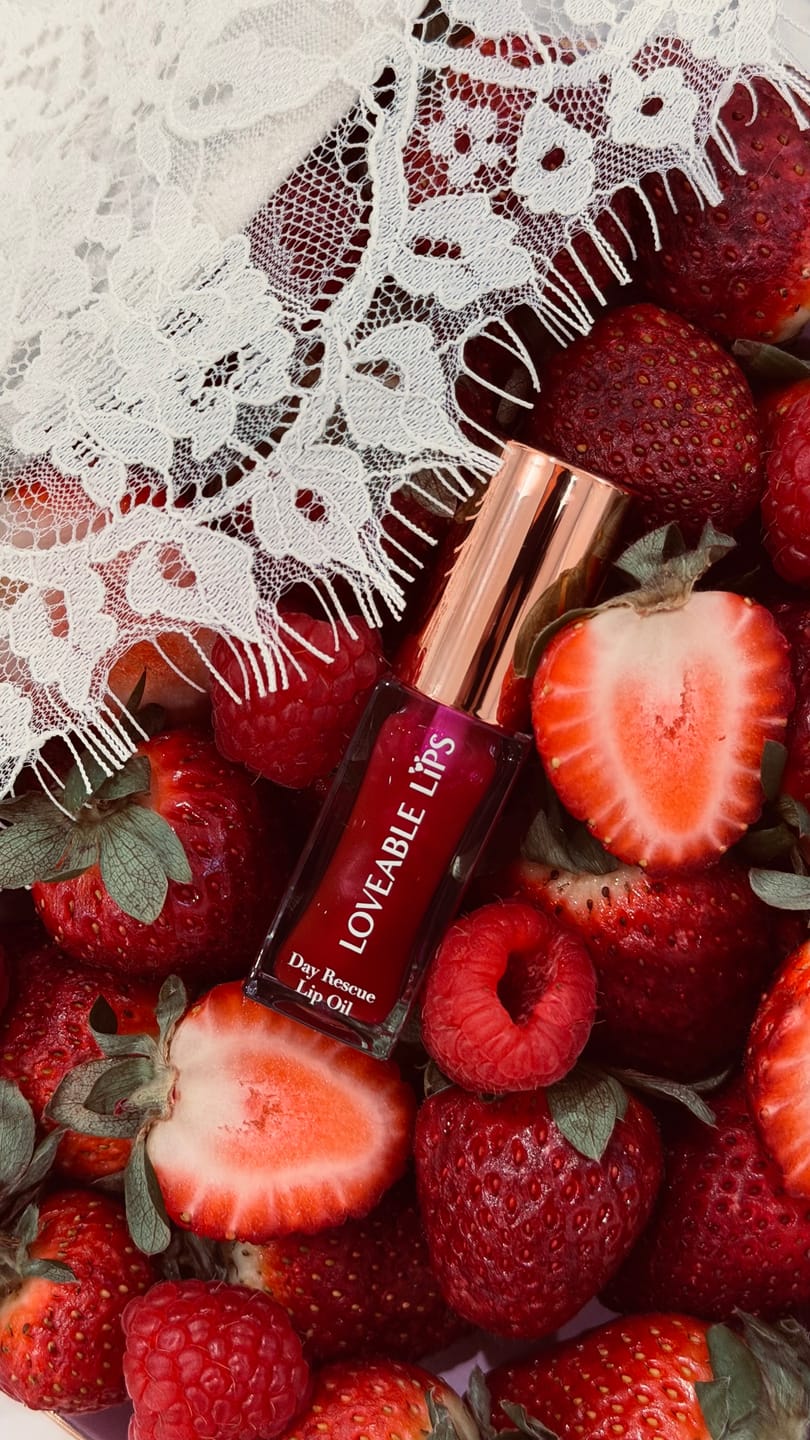 Customer photo review of Day Rescue Lip Oil