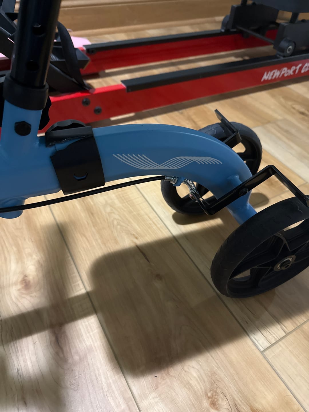 Customer photo review of MT-9251 Best Value Steerable Medical Knee Walker with 10" Wheels