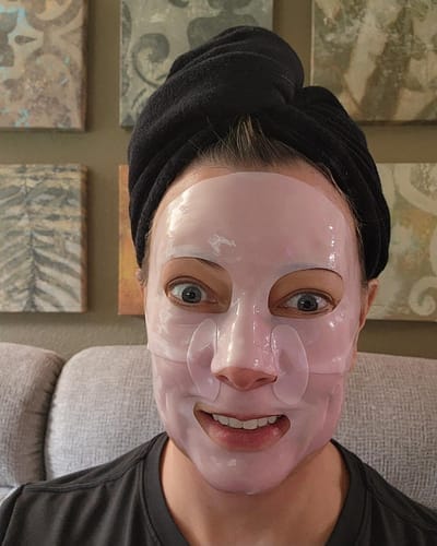 Customer photo review of PDRN Pink Glow Home Aesthetic Full Set