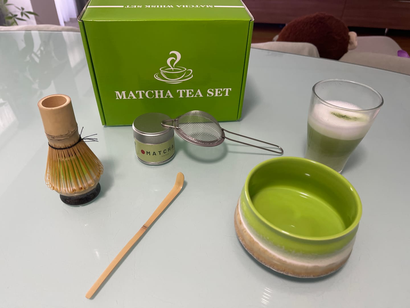 Customer photo review of Set pentru Matcha, 5 Piese, Verde Degrade