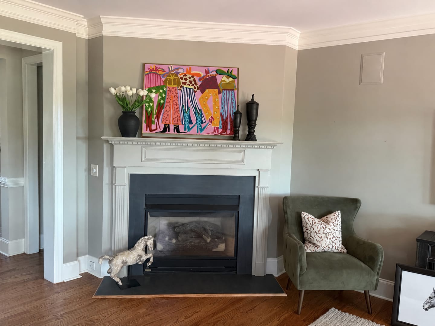 Customer photo review of Western Cowgirl Wall Art | Boots Before Sunset
