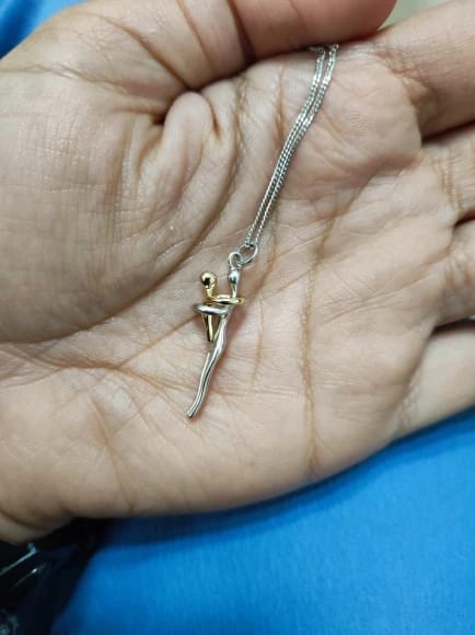 Customer photo review of Embrace Necklace