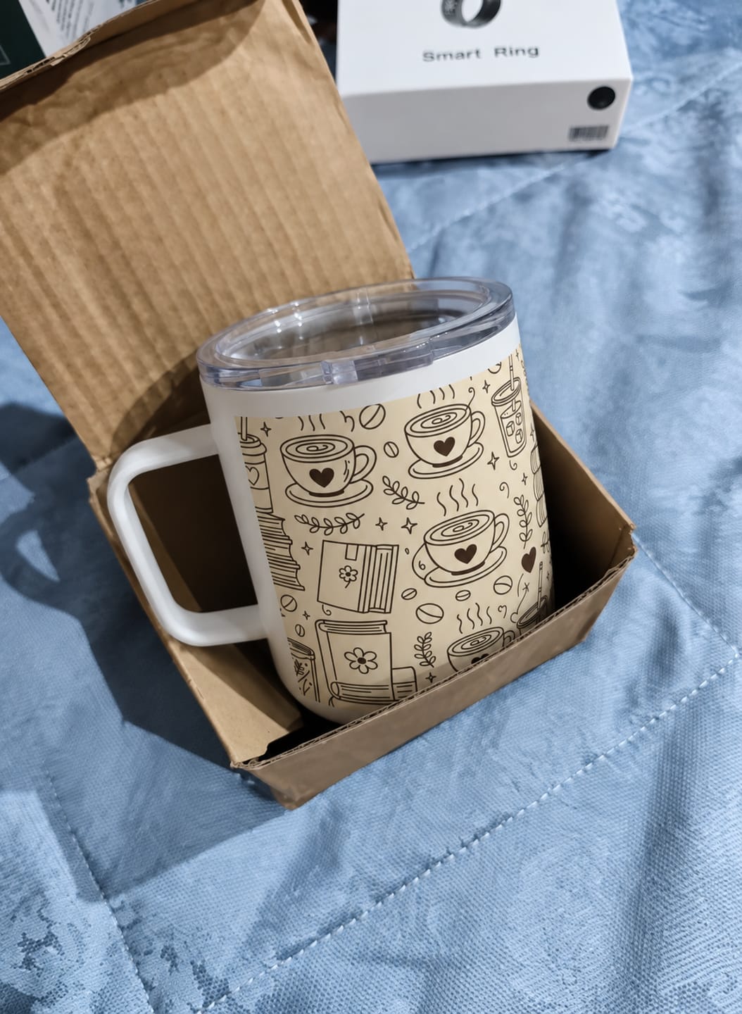 Customer photo review of Do Not Disturb Insulated Mug
