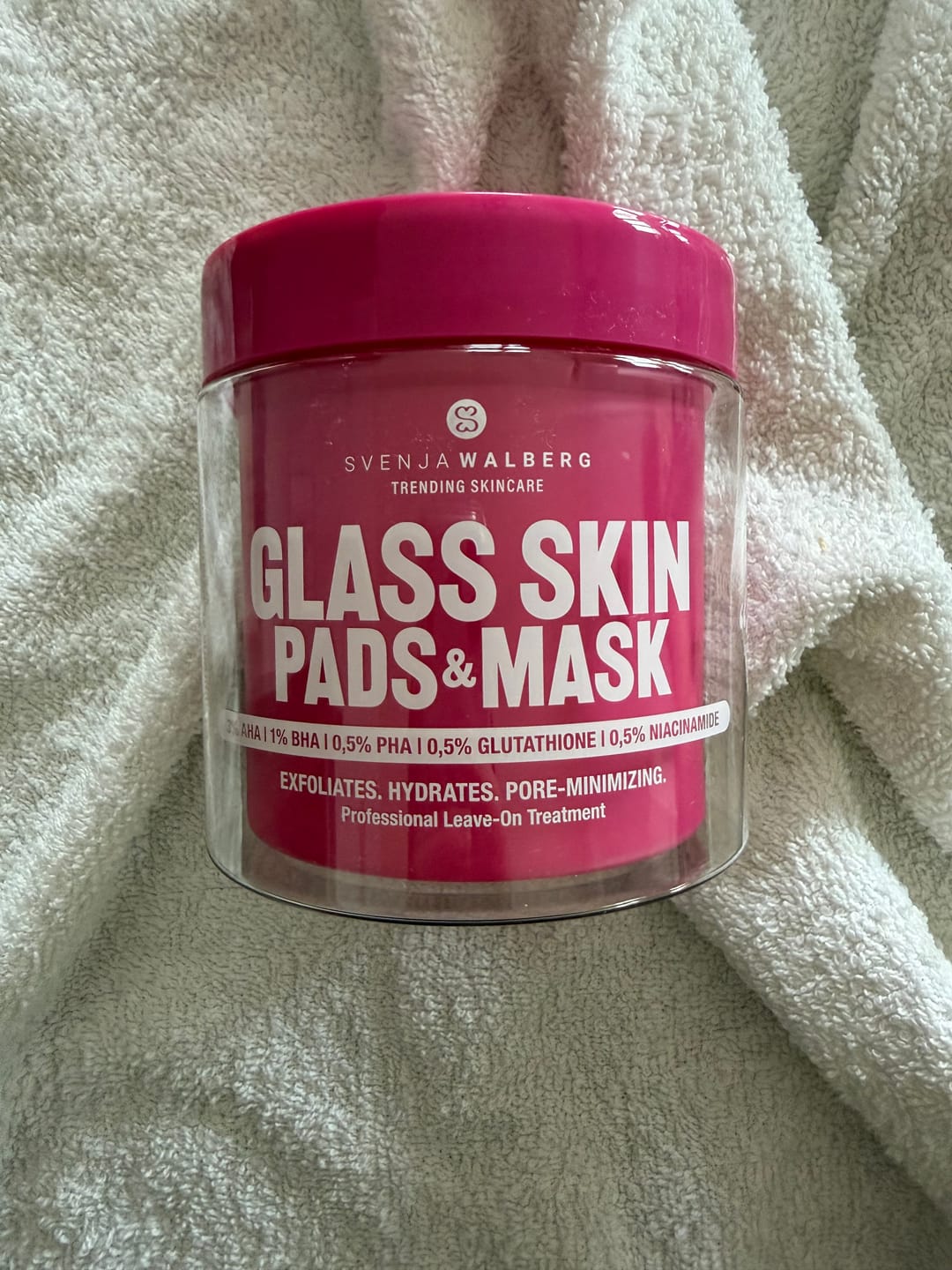Customer photo review of Glass Skin Pads & Mask