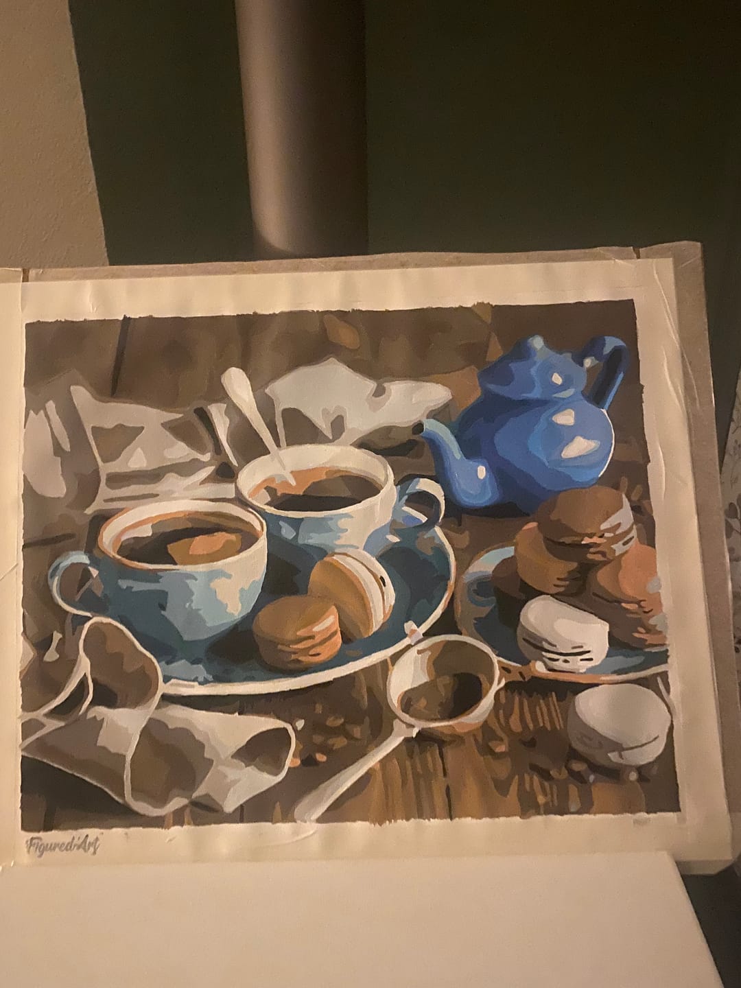 Customer photo review of Liquid Dreams | Paint by Number
