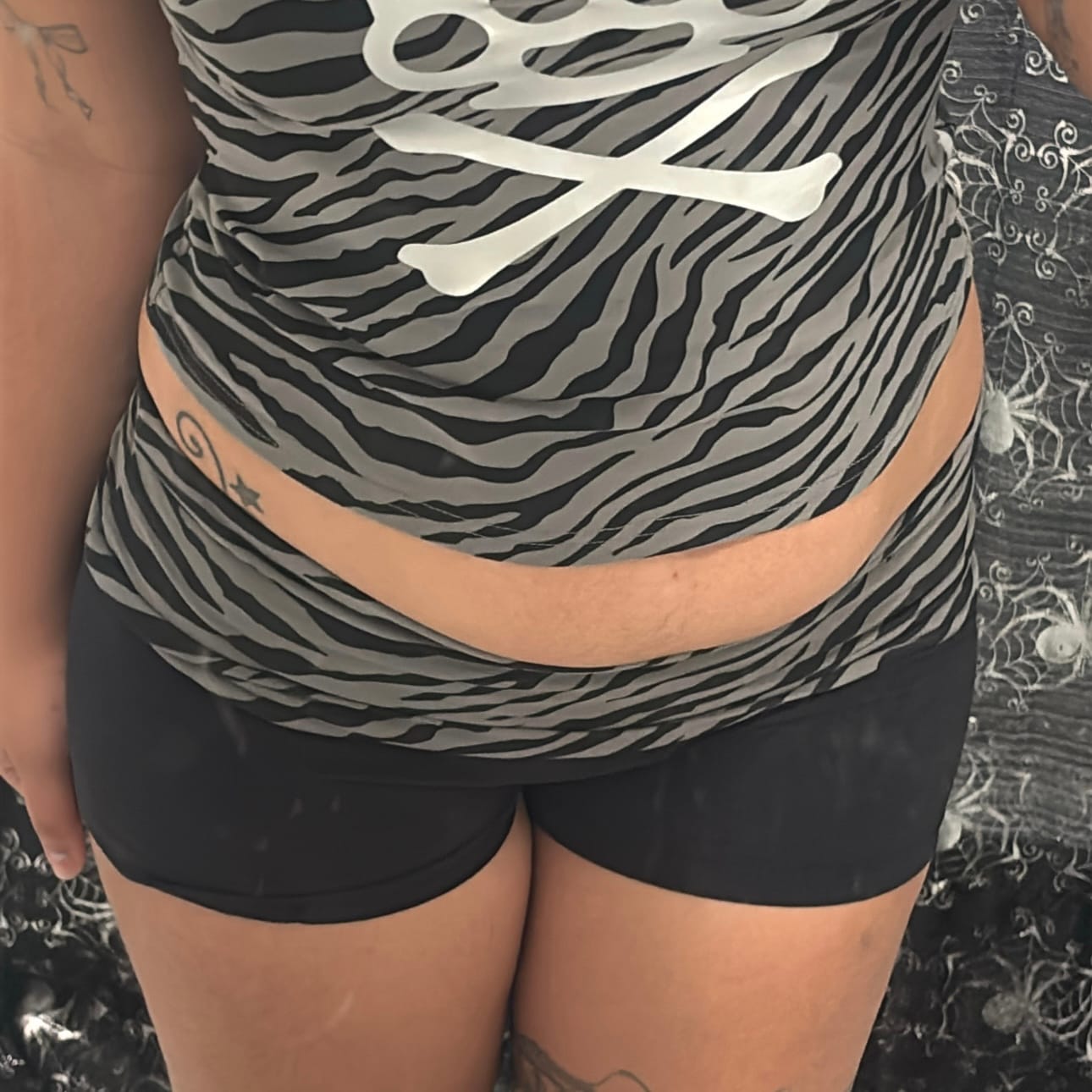 Customer photo review of Infamous Foldover Shorts