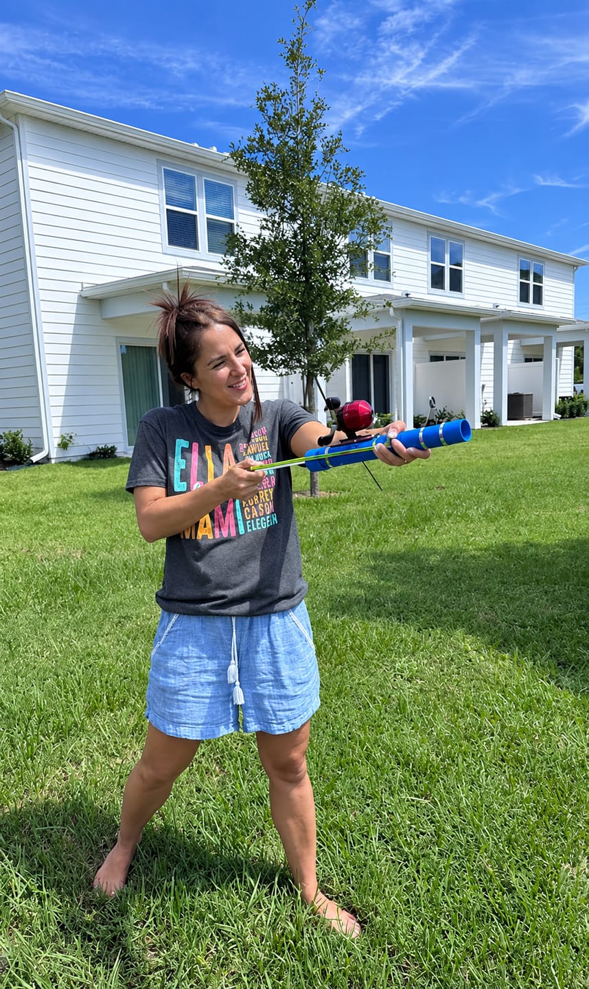 Customer photo review of Catapult fishing rod + reel kit