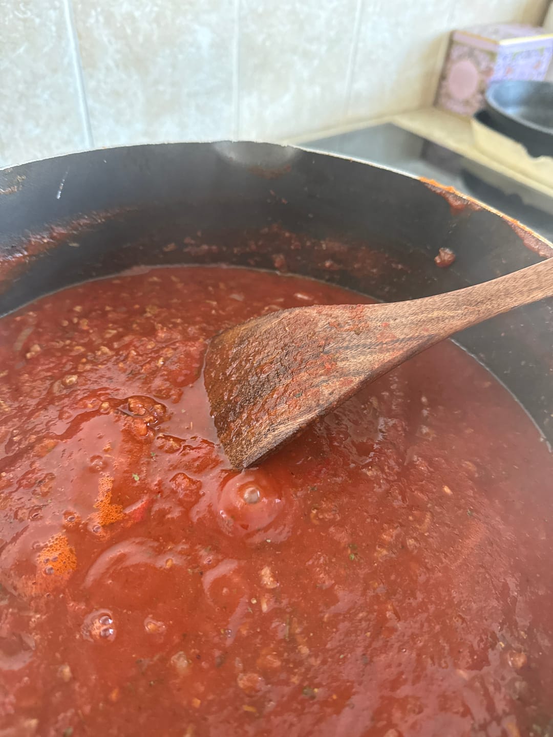 Customer photo review of Angled Spatula
