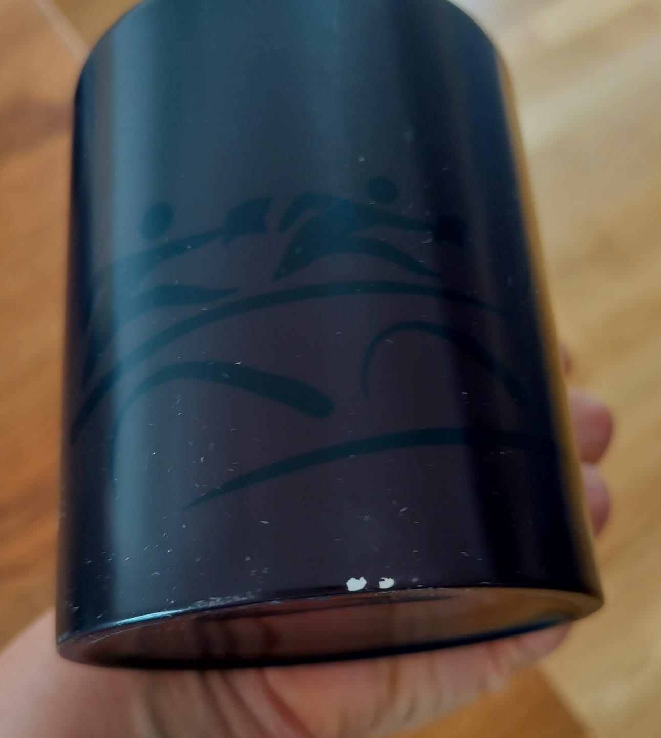 Customer photo review of TassenExpress - Farbwechsel-Tasse Zaubertasse mit Logo Schimmert Leicht Durch