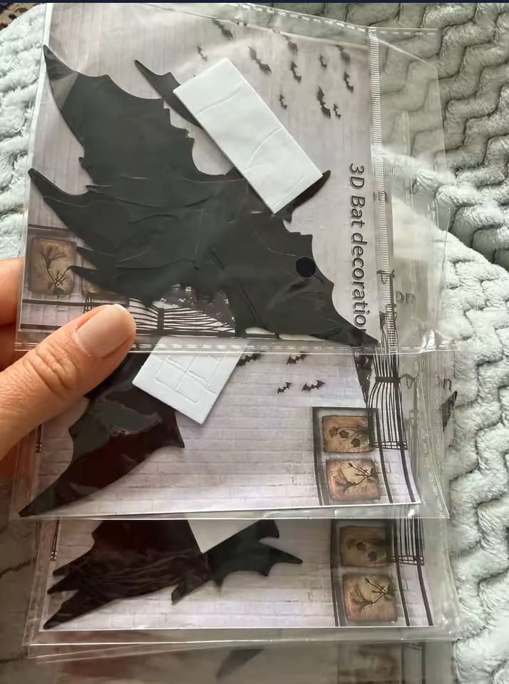 Customer photo review of Murcielagos decorativos 3D con luz