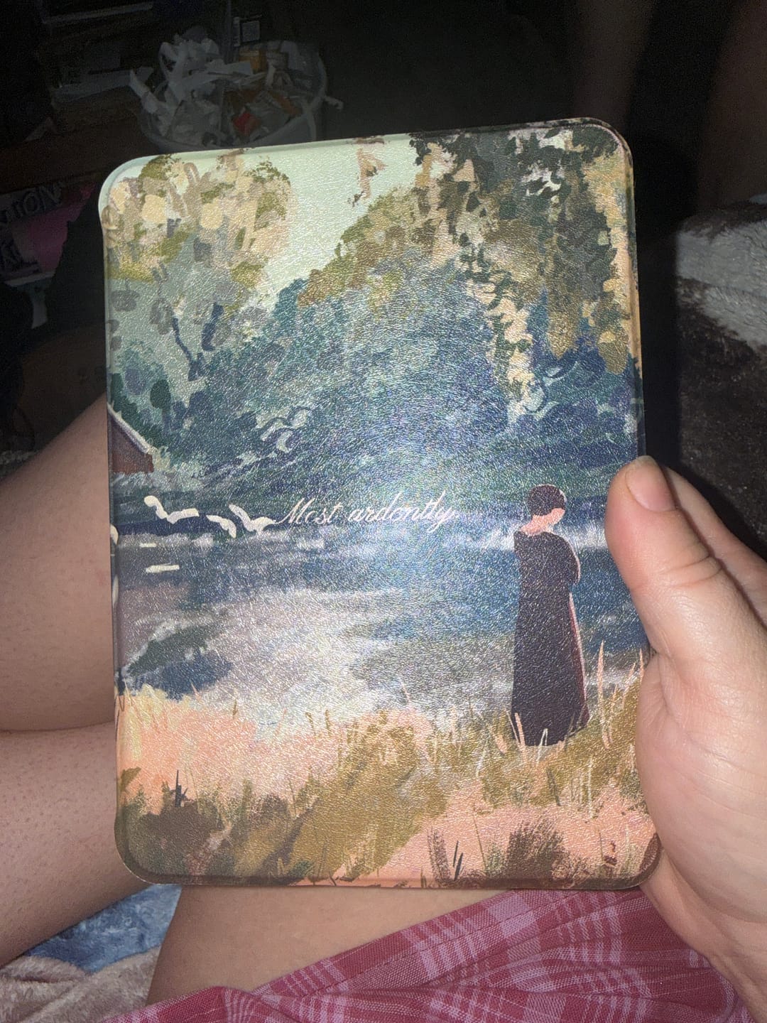 Customer photo review of Most Ardently - Kindle Case