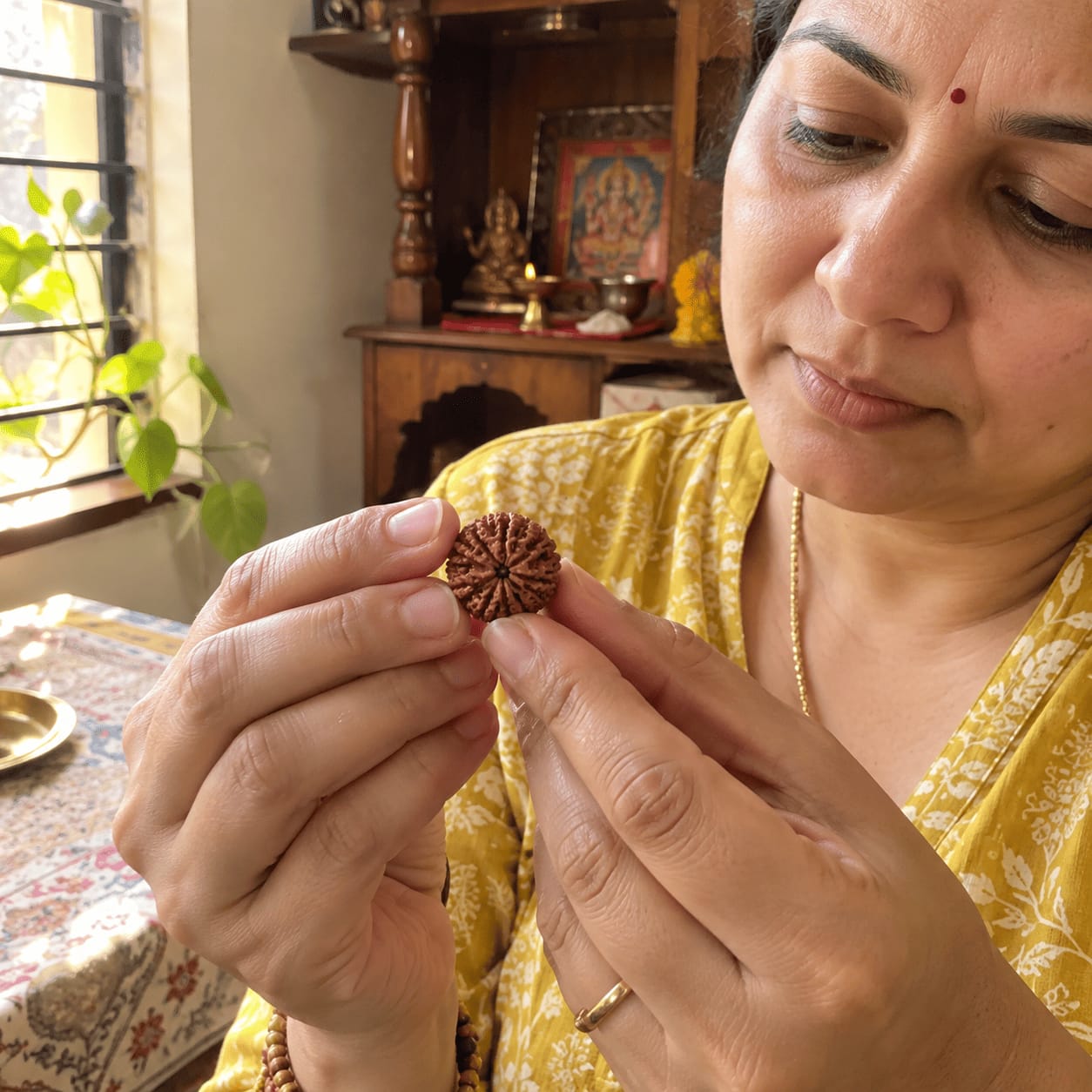 Customer photo review of 8 Mukhi Rudraksha (Nepali)