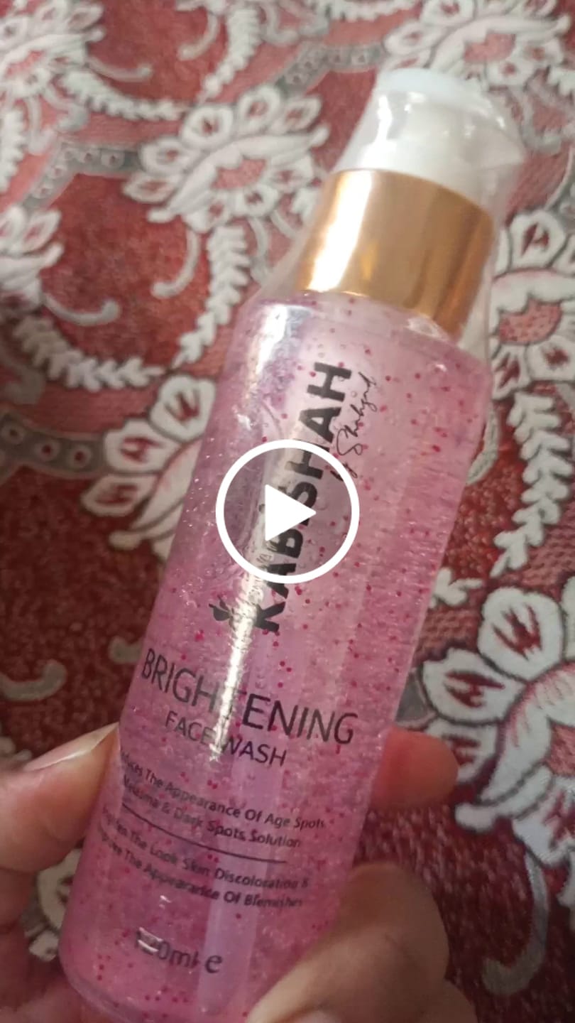 Customer video review of LuminaBright Whitening Face Wash