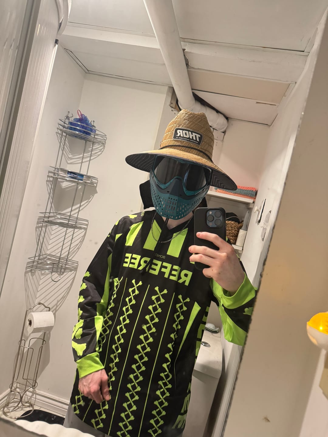 Customer photo review of BONES UV MESH REF JERSEY - NEON GREEN